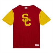 USC Trojans Men's Cardinal SC Interlock Color Blocked T-Shirt